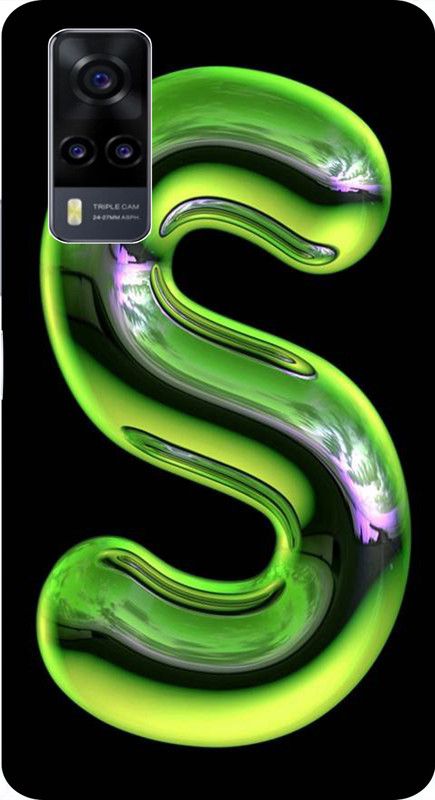 aemcesh Back Cover for Vivo Y31  (Black, Green, Anti-radiation, Silicon, Pack of: 1)
