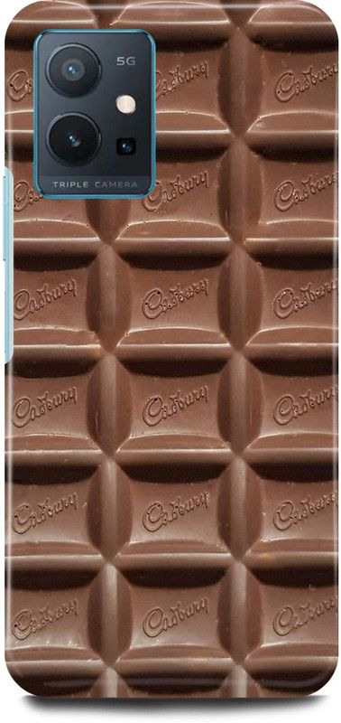 play fast Back Cover for Vivo T1 5G, V2141 CHOCOLATE, CHOCHOLATE, CADBURY, DAIRY, MILK  (Brown, Hard Case, Pack of: 1)