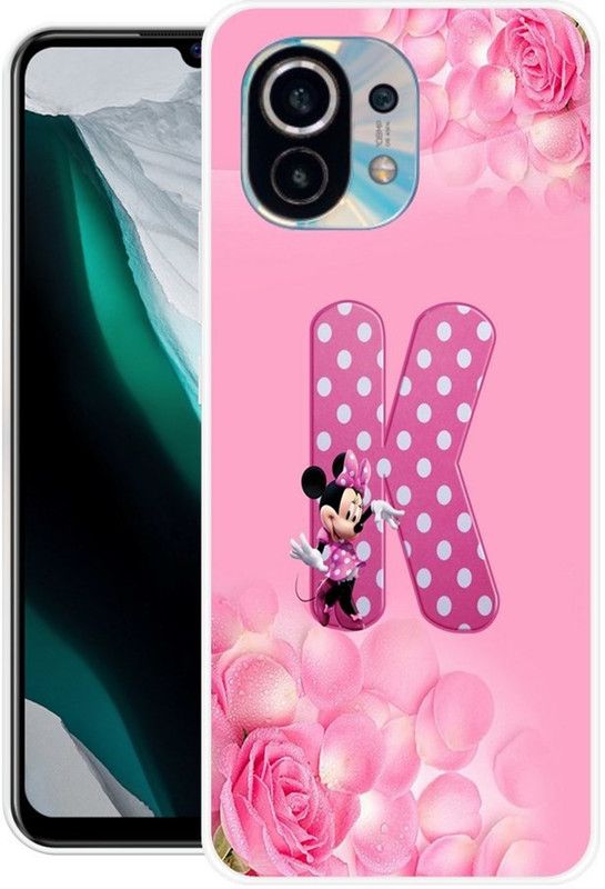 SIMAWAT Back Cover for Mi 11 Lite, Mi 11 Lite 5G  (Pink, Grip Case, Silicon, Pack of: 1)