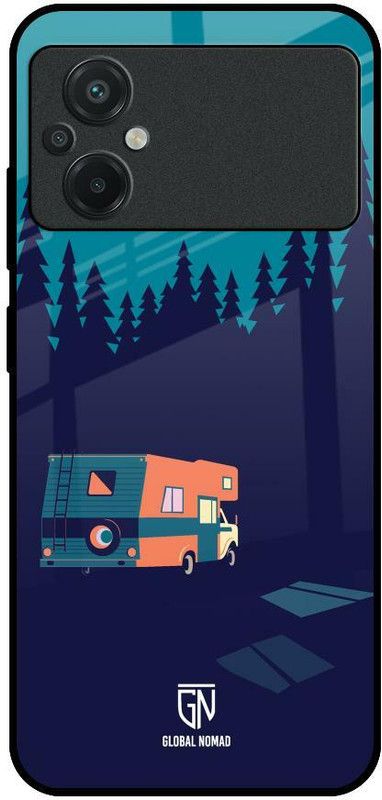 GLOBAL NOMAD Back Cover for Poco M5  (Multicolor, Grip Case, Pack of: 1)