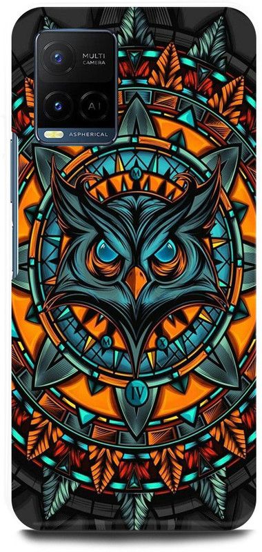 JUGGA Back Cover for Vivo Y21T, V2135, OWL, NIGHT, WATCH, ABEJ, BEOGRAD, TRIPPY  (Multicolor, Hard Case, Pack of: 1)