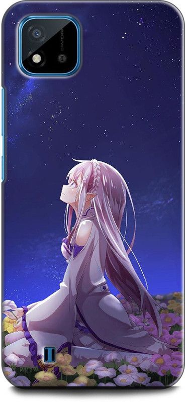 INDICRAFT Back Cover for Realme C11 2021, RMX3231 ANIME, GIRL, ANIMATION FINE ART GIRL, ANIME  (Multicolor, Dual Protection, Pack of: 1)