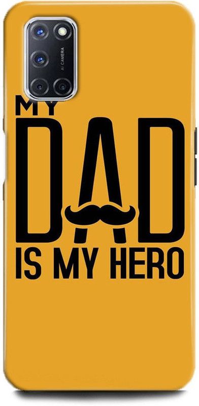 DIKRO Back Cover for Vivo V19/1933 MY DAD IS MY HERO DAD LOVE FATHER PAA PAPA  (Multicolor, Hard Case, Pack of: 1)