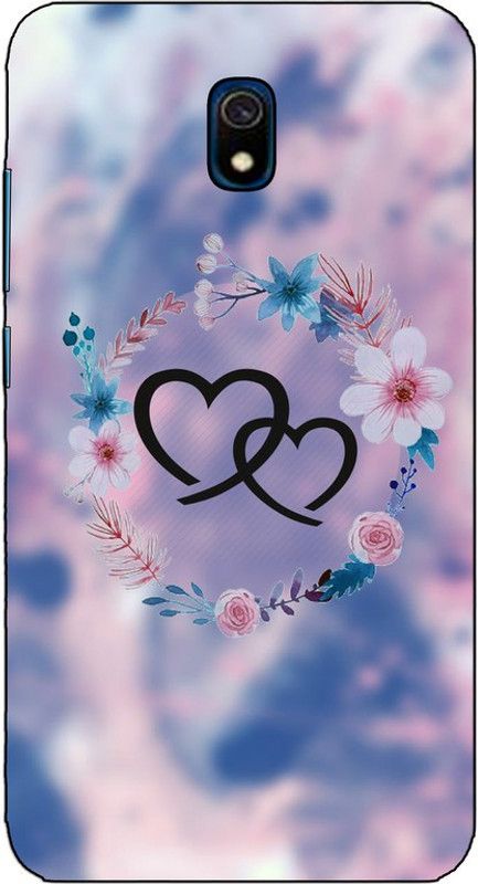 CROKIAN Back Cover for Reami 8A sky blue heart Back Cover  (Multicolor, Hard Case, Pack of: 1)
