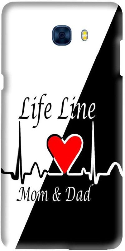Crafto Rama Back Cover for Samsung Galaxy C7 Pro,SM-C7010,C701F,C7018/ Samsung Galaxy C7, QUOTE, LOVE,MOM,DAD,PRINTED,COVER  (Multicolor, Hard Case, Pack of: 1)