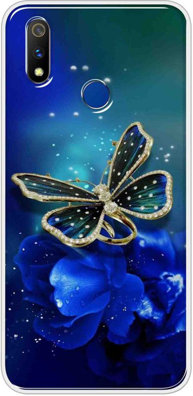 IKC STORE Back Cover for Realme 3i  (Multicolor, Dual Protection, Silicon, Pack of: 1)