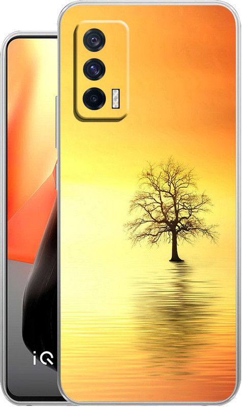 Mitvaa Back Cover for iQoo 7 5G  (Yellow, Dual Protection, Silicon, Pack of: 1)