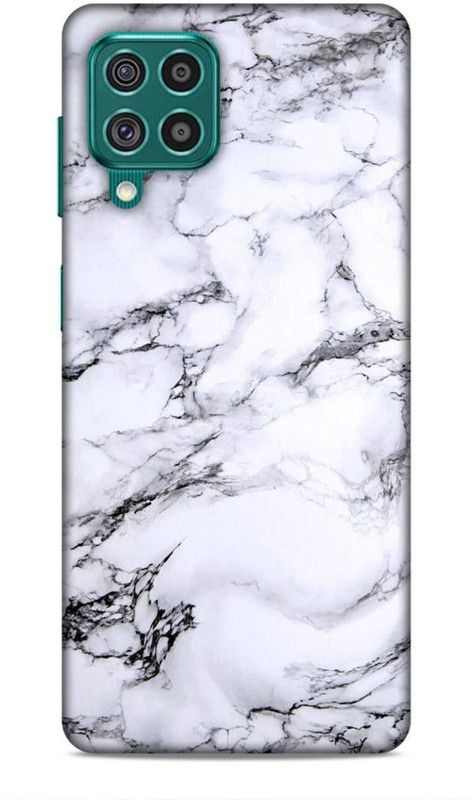 Printabulous Back Cover for Samsung Galaxy F62  (Black, White)