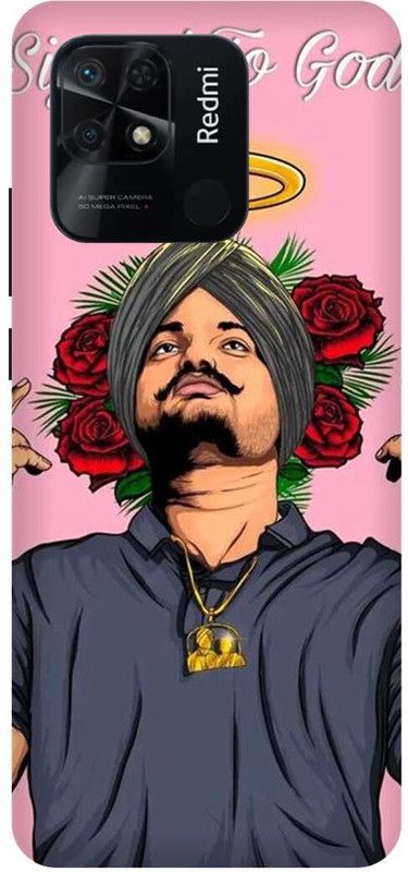 Dimora Back Cover for REDMI 10 Power ,SIDHU MOOSEWALA SINGER LEGEND PUNJAB  (Multicolor, Hard Case, Pack of: 1)