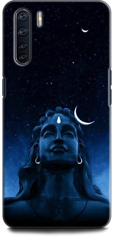 INDICRAFT Back Cover for OPPO F15, CPH2001 OM, SHIVJI, LORD SHIVA, MAHADEV, BHOLENATH, GOD  (Multicolor, Shock Proof, Pack of: 1)