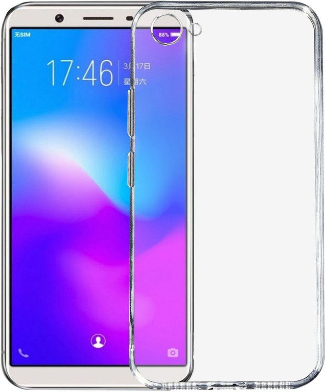 Allit Back Cover for Vivo V7 Mobile Back Cover  (Transparent, Grip Case, Silicon, Pack of: 1)