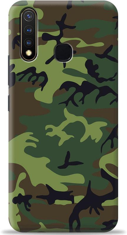 Crafter Back Cover for Vivo Y19  (Green, Shock Proof, Pack of: 1)