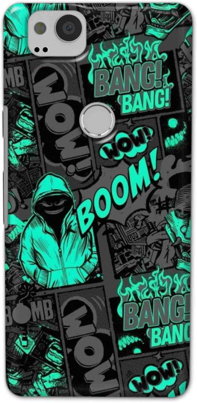 NDCOM Back Cover for Google Pixel 2 Boom Printed  (Multicolor, Hard Case, Pack of: 1)