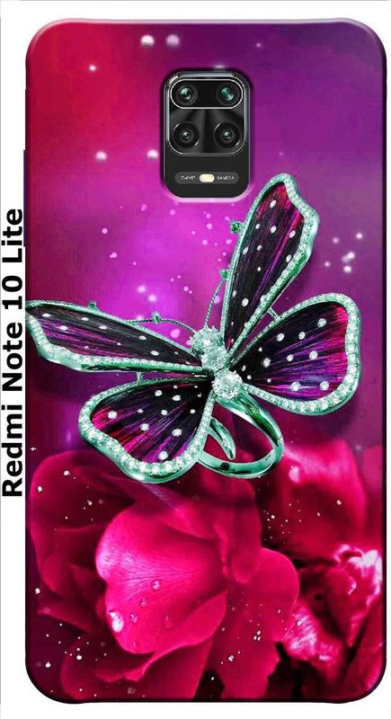 YorktoSis Back Cover for Redmi Note 10 Lite  (Multicolor, Silicon, Pack of: 1)
