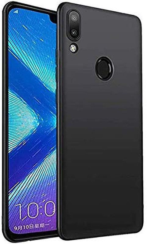 S-Hardline Back Cover for Honor 8X  (Black, Silicon, Pack of: 1)