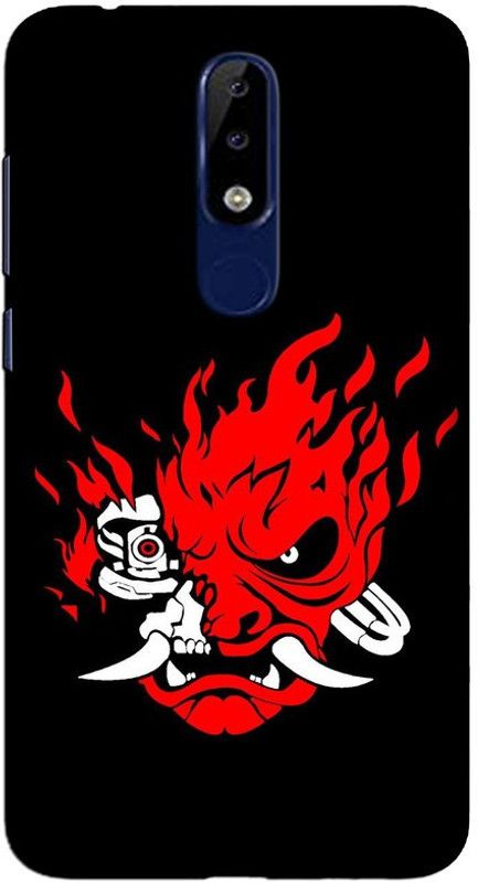 CROKIAN Back Cover for Nokia 6.1 Plus Angry bull Back Cover  (Multicolor, Hard Case, Pack of: 1)