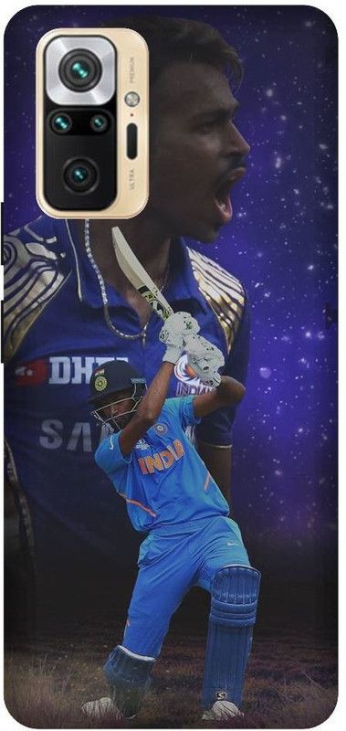 GRAFIQE Back Cover for REDMI Note 10 Pro Max M2101K6I HARDIK PANDYA, INDIA, CRICKET, PLAYER, SPORTS, CAPTAIN  (Multicolor, Shock Proof, Pack of: 1)