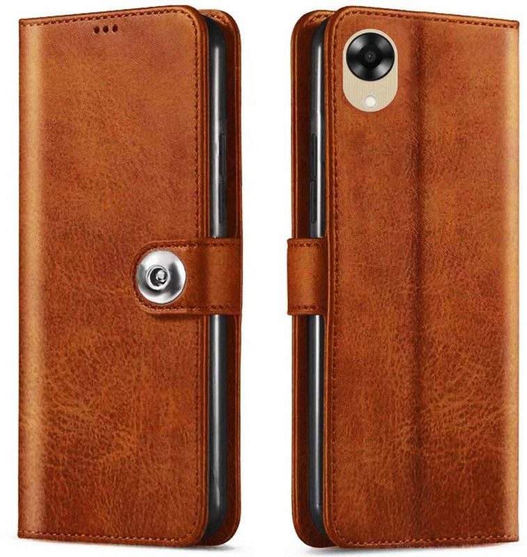 GLOVER Back Cover for OPPO A17K  (Brown, Pack of: 1)