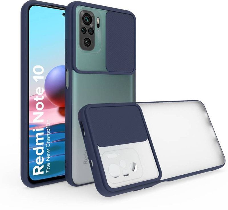 AOnes Back Cover for Redmi Note 10 / 10S  (Blue, Cases with Holder, Pack of: 1)