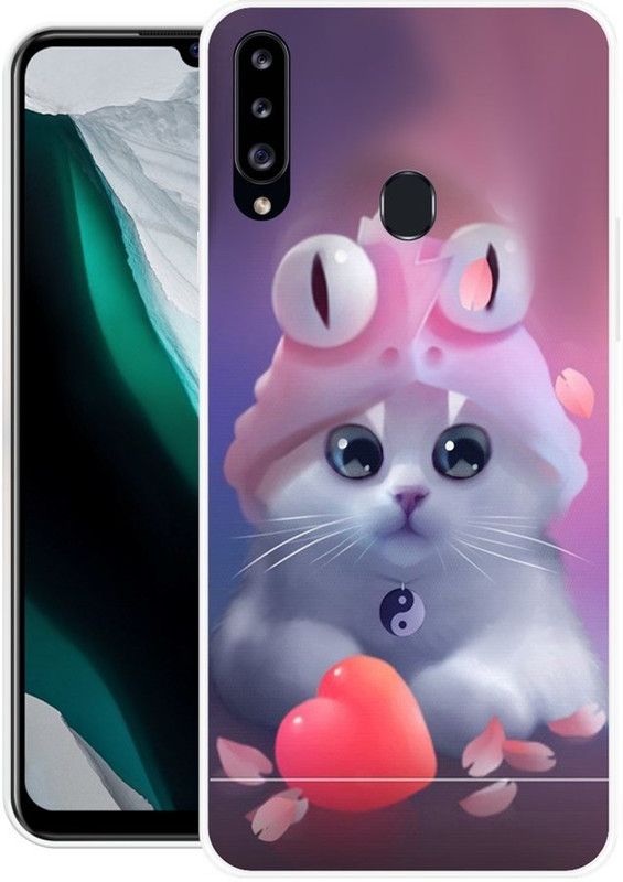 JATLAND Back Cover for Samsung Galaxy A20s, Samsung A20s  (Multicolor, Grip Case, Silicon)