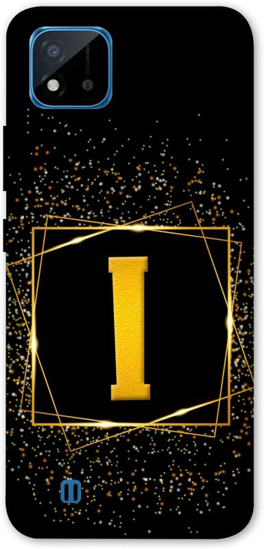 RAUM Back Cover for Realme C11 2021  (Black, Yellow, Pack of: 1)
