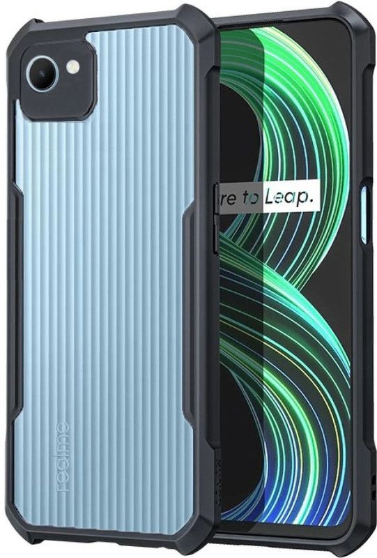 Lilliput Back Cover for Realme C30  (Black, Pack of: 1)