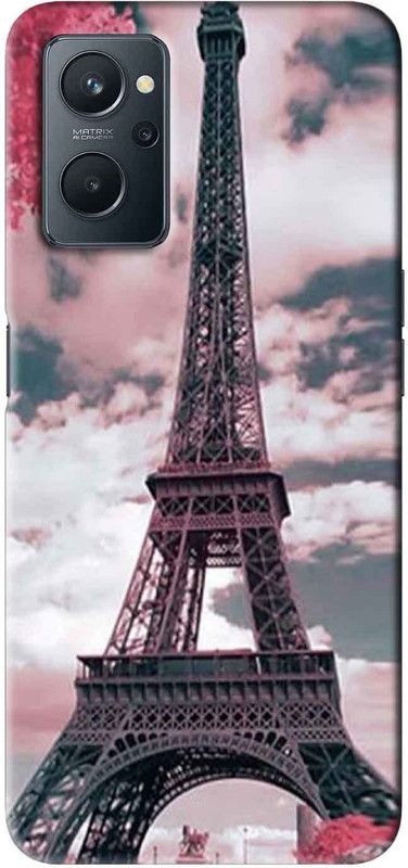 NDCOM Back Cover for Realme 9i Paris Tower Printed  (Multicolor, Hard Case, Pack of: 1)