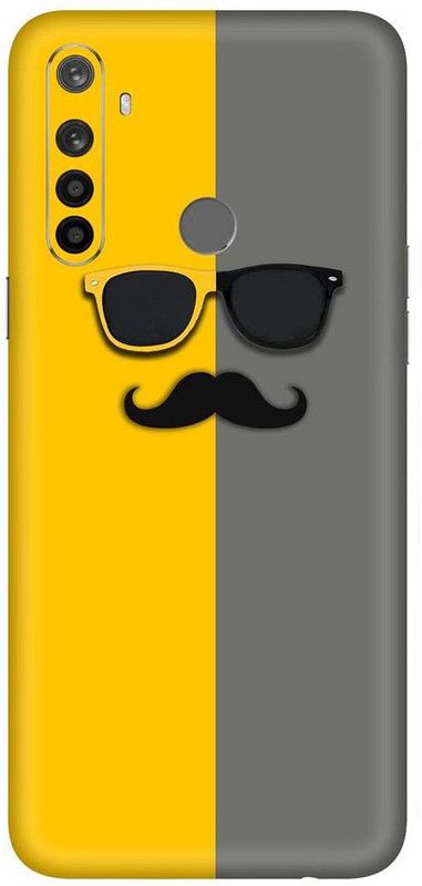 FCS Realme 5s Mobile Skin  (yellow,grey)