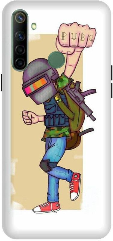 UMPRINT Back Cover for Realme Narzo 10 Pubg Pubg Game Pubg Mobile Printed Back Cover  (Multicolor, Hard Case, Pack of: 1)