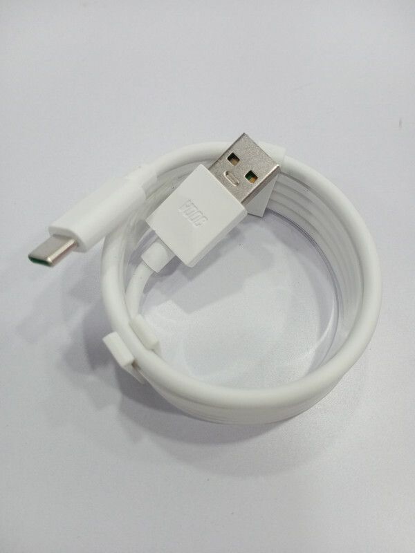 GANDHI FASHION USB Type C Cable 6.5 A 1.00438999999996 m Copper Braiding one plus cable cable charger type c  (Compatible with For Oneplus 7T Pro | Oneplus 6 | Oneplus 6T | Oneplus 5T | Oneplus 5|Oneplus 3T, White, One Cable)