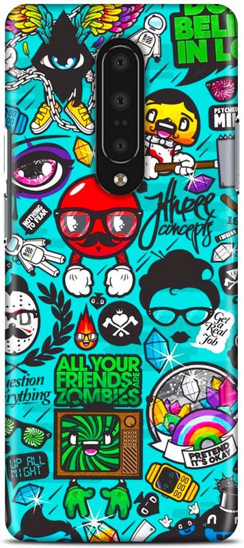 Sankee Back Cover for OnePlus 7  (Multicolor, Hard Case)