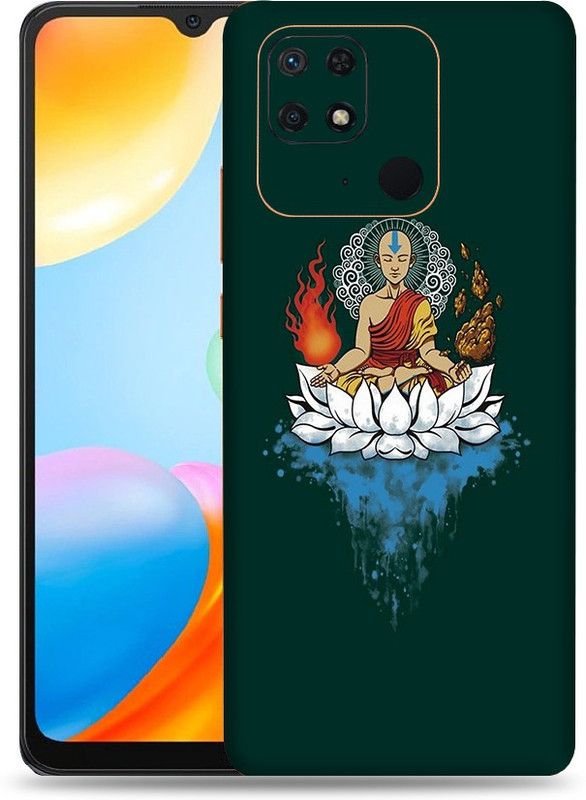 WeCre8 Skin's Xiaomi Redmi 10 Power Mobile Skin  (Bhagwan Buddha Multicolor Mobile Skin With Cleaning Wipe)