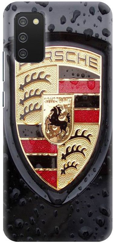 PNBEE Back Cover for Samsung Galaxy A02s, SM-A025F - Porsche Logo Print  (Multicolor, Hard Case, Pack of: 1)