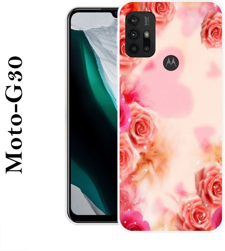 REALKING Back Cover for Motorola Moto G30  (Multicolor, Silicon)
