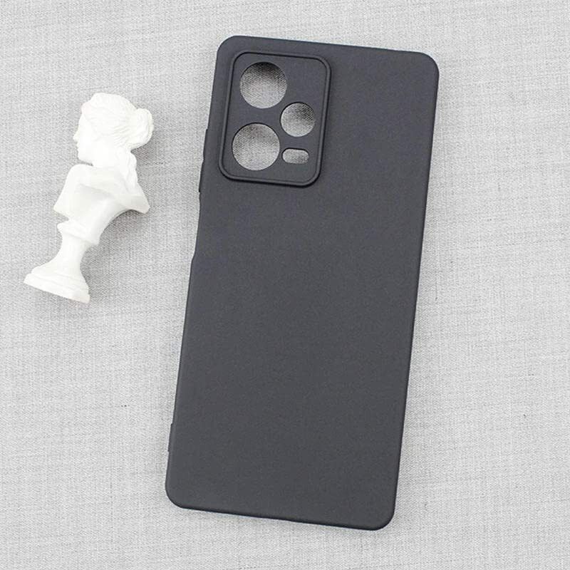 Empire Accessories Back Cover for Redmi Note 12 pro 5G  (Black, Silicon, Pack of: 1)