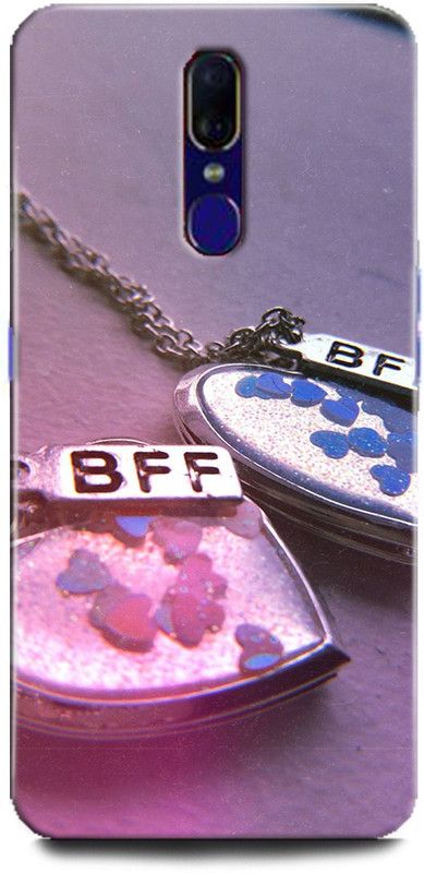 BARMANS Back Cover for Oppo F11 / best friend, bff, girls, cute, sister, friends, love  (Multicolor, Shock Proof)