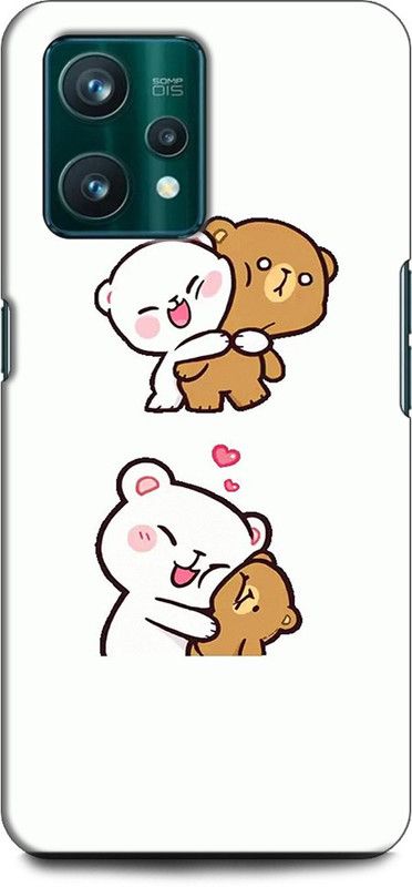 WallCraft Back Cover for Realme 9 Pro 5G, RMX3471 LOVE, KITTY, COUPLE, EMOJII, CUTE CAT, TENOR, CARTONE  (Multicolor, Dual Protection)