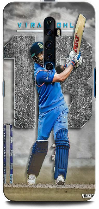 ORBIQE Back Cover for OPPO Reno2 Z 1945 VIRAT, KOHLI, INDIA, CRICKET, PLAYER, GOAT, RCB, IPL  (Multicolor, Hard Case, Pack of: 1)