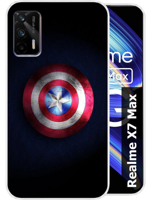 vipax Back Cover for Realme X7  (Multicolor, Grip Case, Silicon)