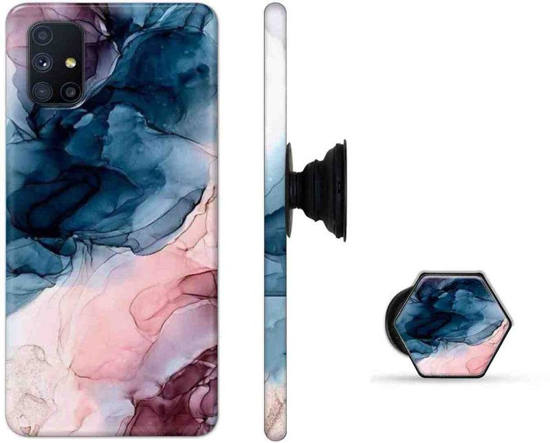 ChicShell Back Cover for Samsung Galaxy M51  (Multicolor, Cases with Holder, Pack of: 2)
