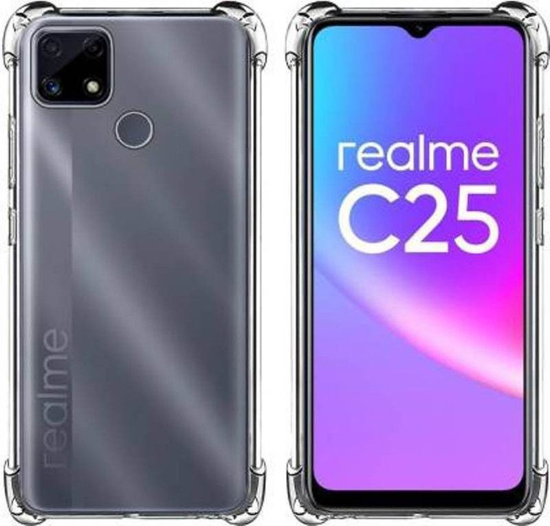SRT Back Cover for Realme C25  (Transparent, Pack of: 1)