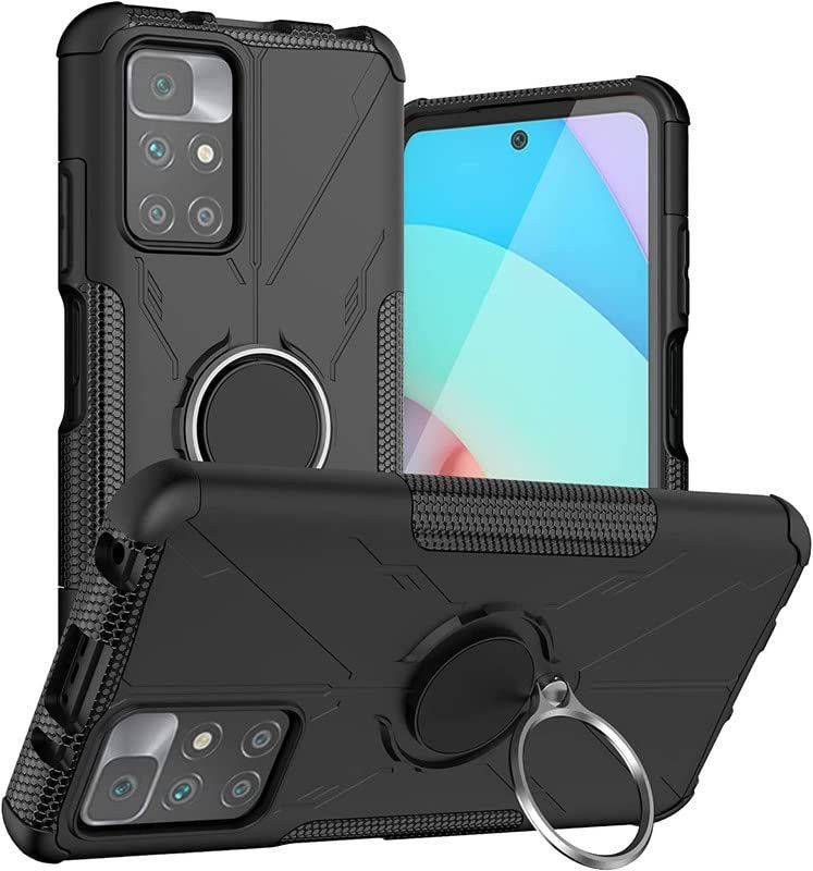 S-Softline Back Cover for Redmi 10 Prime, shock-absorbent  (Black, Pack of: 1)