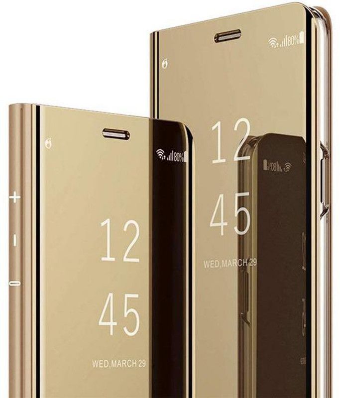 Elica Flip Cover for Vivo V15 Pro  (Gold, Shock Proof, Pack of: 1)