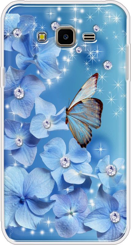 Hansviprint Back Cover for Samsung Galaxy J7 Nxt  (Blue, Grip Case, Silicon, Pack of: 1)