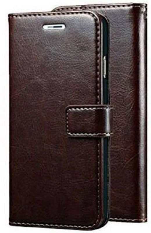 Stunning  Flip Cover for Realme 7  (Brown, Pack of: 1)