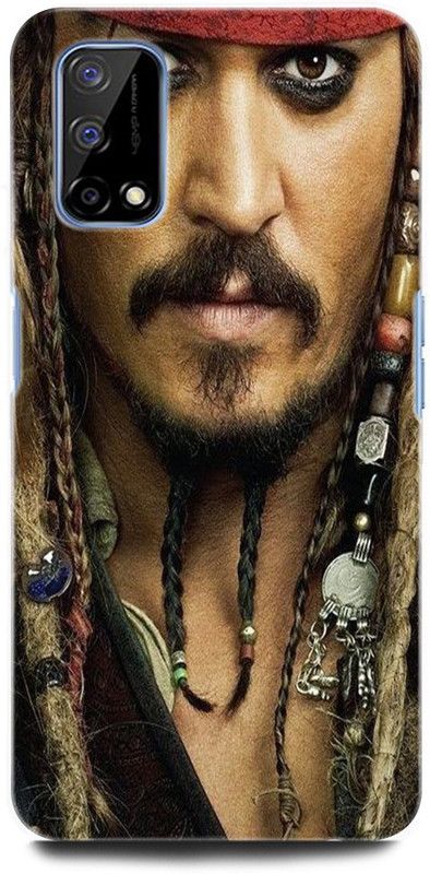 INTELLIZE Back Cover for Realme Narzo 30 Pro RMX2117 CAPTAIN JACK SPARROW, PIRATES OF THE CARIBBEAN, JOHNY DEPP  (Multicolor, Hard Case, Pack of: 1)