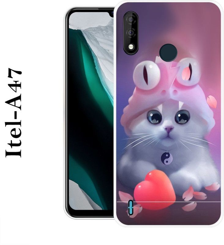 SIMAWAT Back Cover for Itel A47  (Multicolor, Silicon)