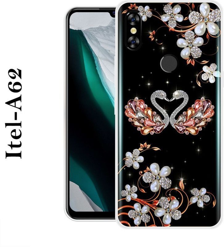 KUDI Back Cover for Itel A62  (Multicolor, Silicon)