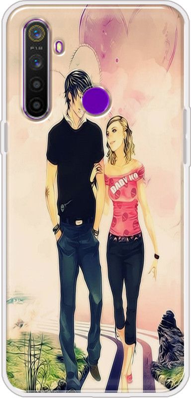 Hansviprint Back Cover for REALME 5i, REALME5s, REALME5  (Multicolor, Grip Case, Silicon, Pack of: 1)