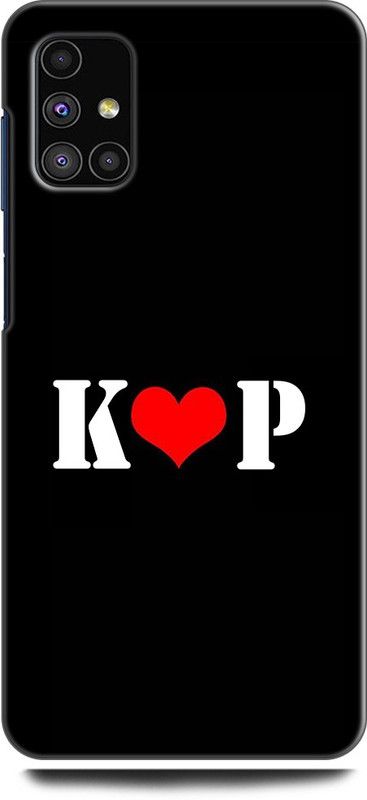 Afterglow Back Cover for SAMSUNG Galaxy M31s K P, K LOVES P, NAME, LETTER, ALPHABET, KP LOVE, HART  (Multicolor, Shock Proof, Pack of: 1)